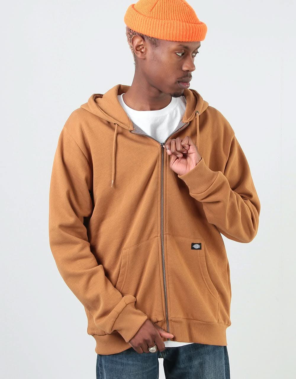 Dickies Kingsley Zip Hoodie - Brown Duck – Route One