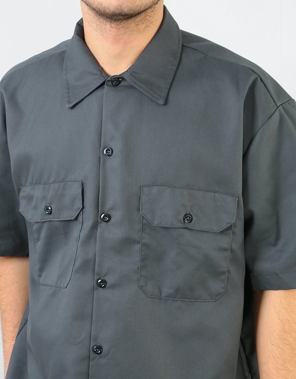 Dickies S/S Work Shirt - Charcoal