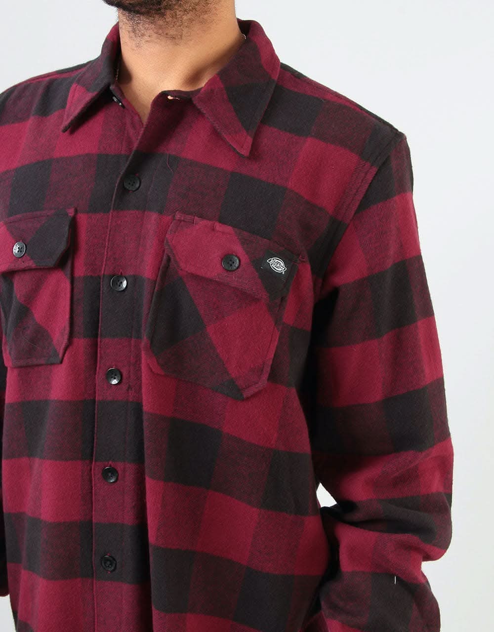 Dickies Sacramento L/S Shirt - Maroon