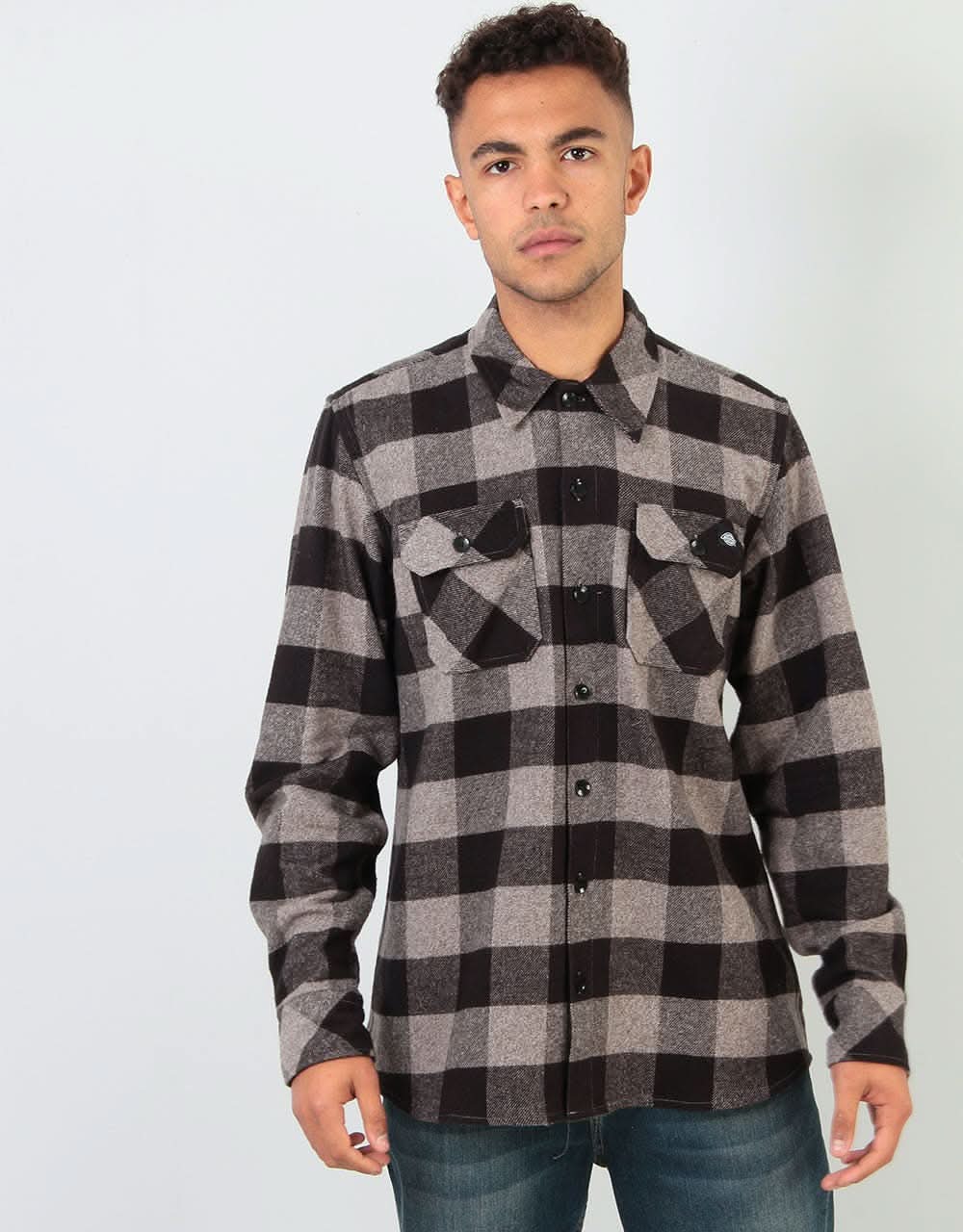 Dickies Sacramento L/S Shirt - Grey Melange