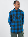 Dickies Lansdale L/S Sherpa Lined Shirt - Blue