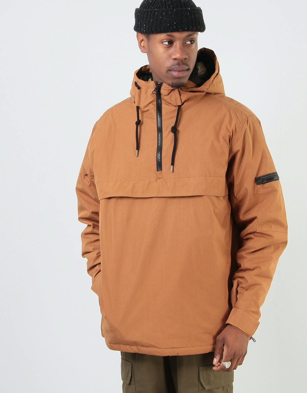 Dickies Belspring Pullover Jacket - Brown Duck