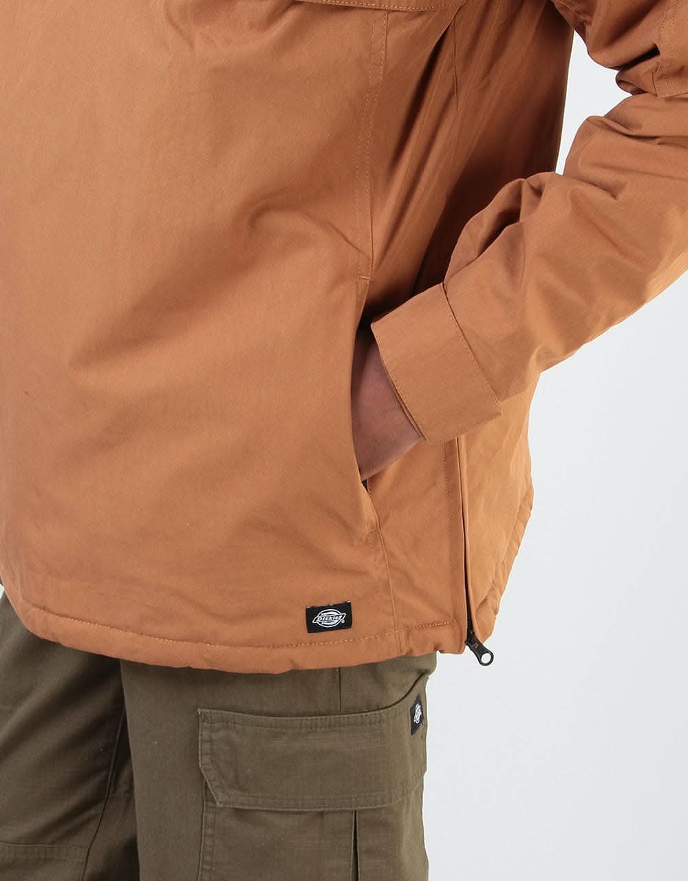 Dickies Belspring Pullover Jacket - Brown Duck