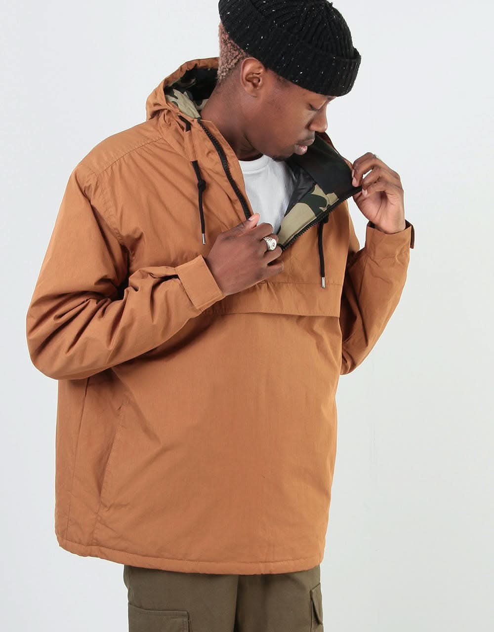 Dickies Belspring Pullover Jacket - Brown Duck