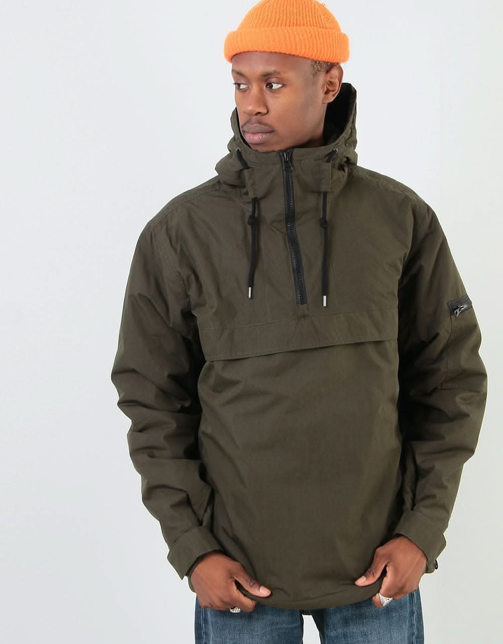 Dickies Belspring Pullover Jacket - Olive Green