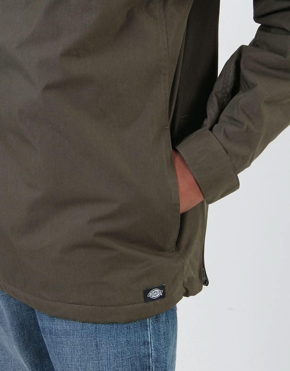 Dickies Belspring Pullover Jacket - Olive Green