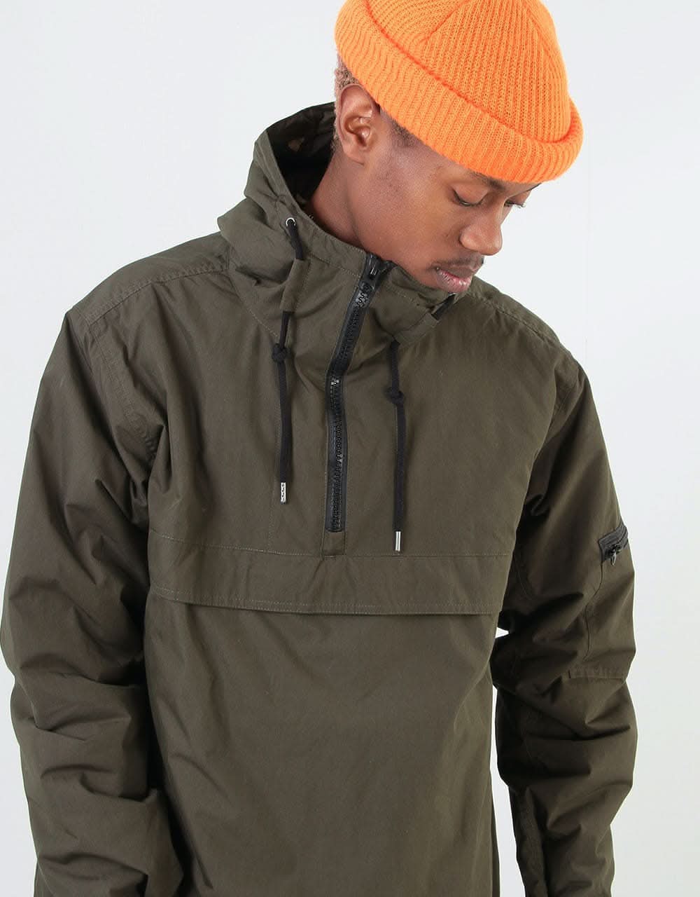 Dickies Belspring Pullover Jacket - Olive Green