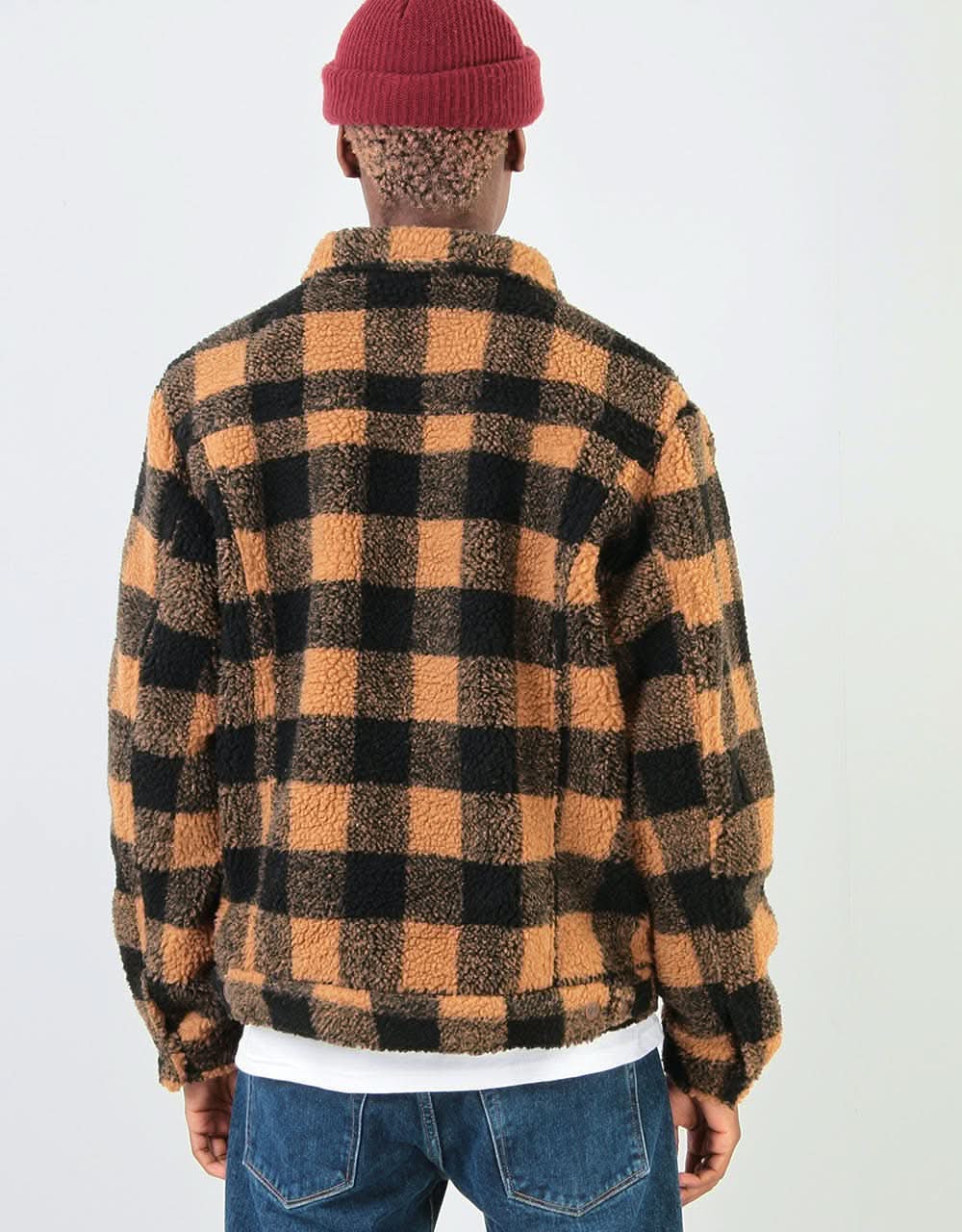 Dickies Cawood Fleece Jacket - Brown Duck