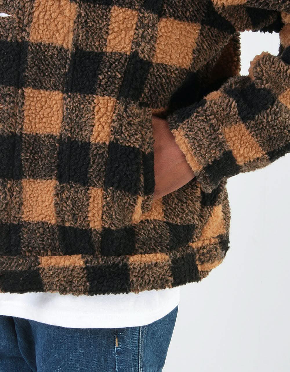 Dickies Cawood Fleece Jacket - Brown Duck