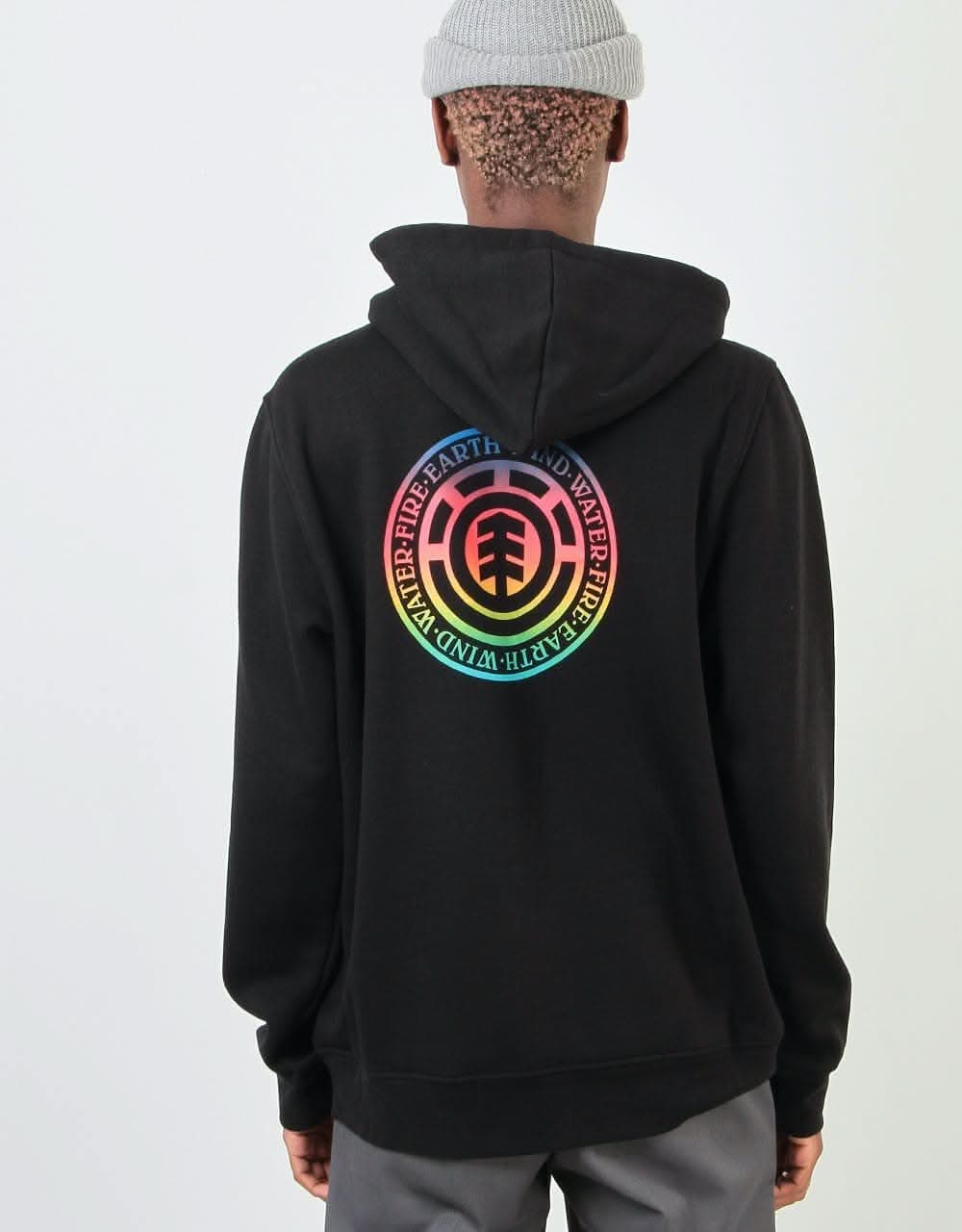Element Seal Gradient Pullover Hoodie - Flint Black