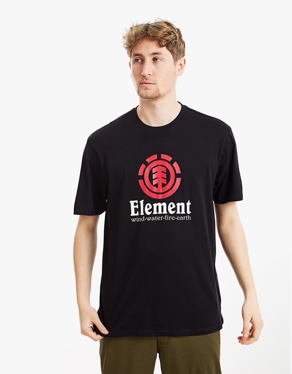 Element Vertical T-Shirt - Flint Black