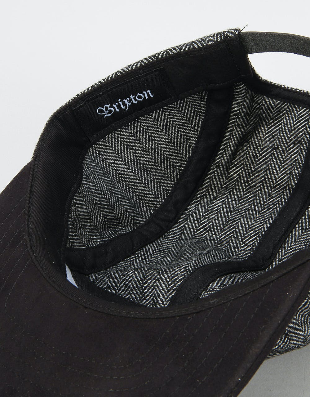 Brixton Stowell 5 Panel Cap - Black/Grey