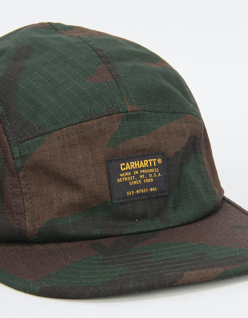 Carhartt WIP Military 5 Panel Cap  - Camo Evergreen