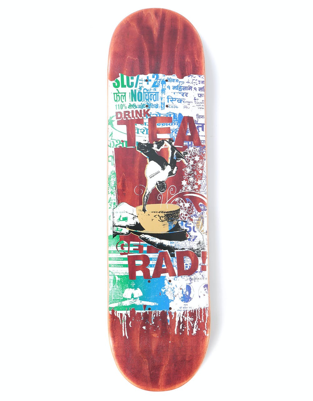 Lovenskate Drink Chai Get Rad Skateboard Deck - 8.125"