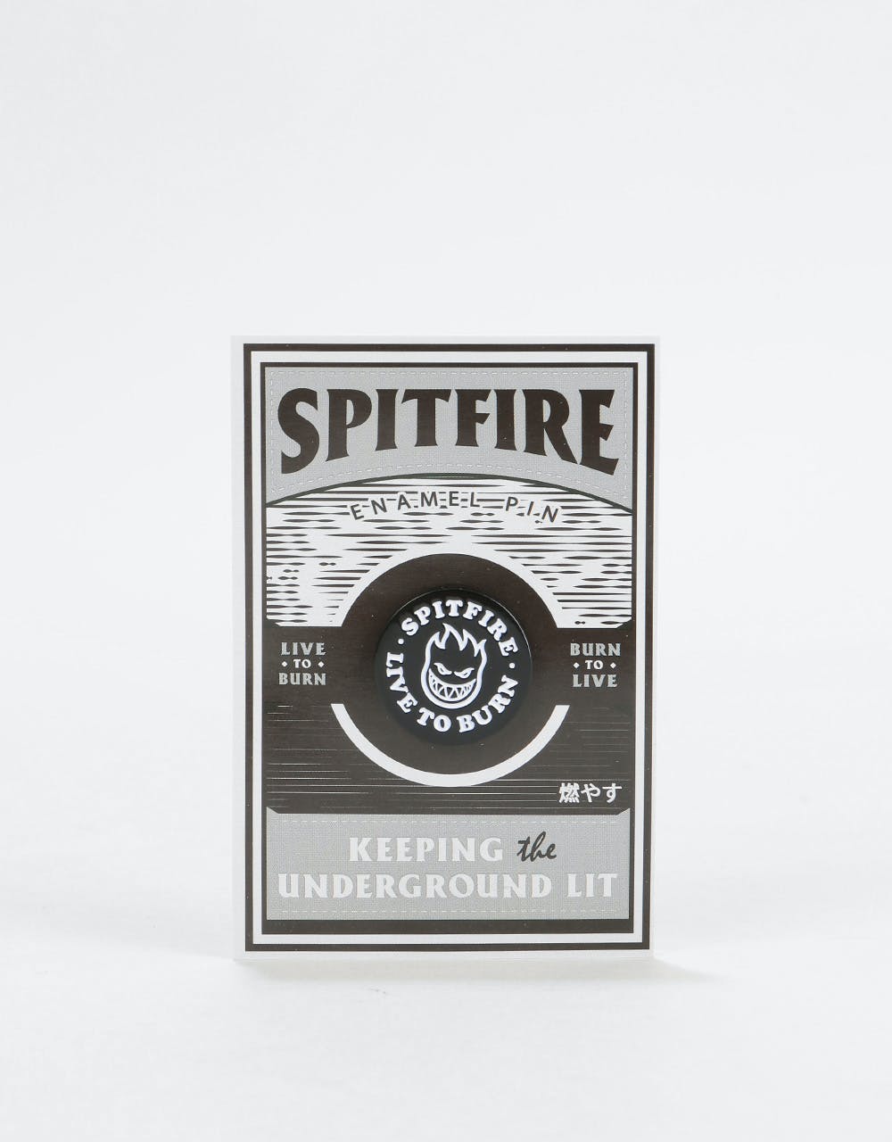 Spitfire Bighead Pin - Black/White