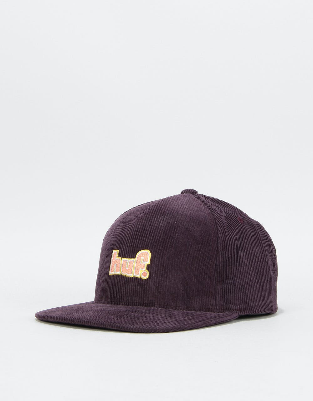 HUF 1993 Logo Snapback Cap - Purple Velvet