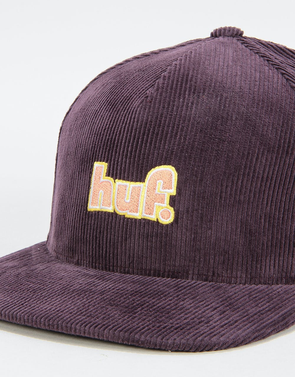 HUF 1993 Logo Snapback Cap - Purple Velvet