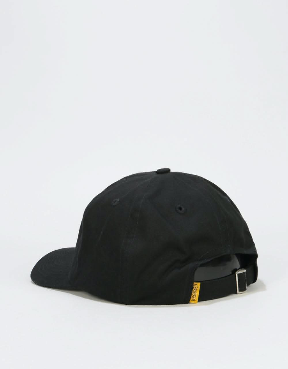 Krooked Kat Strapback Cap - Black/White
