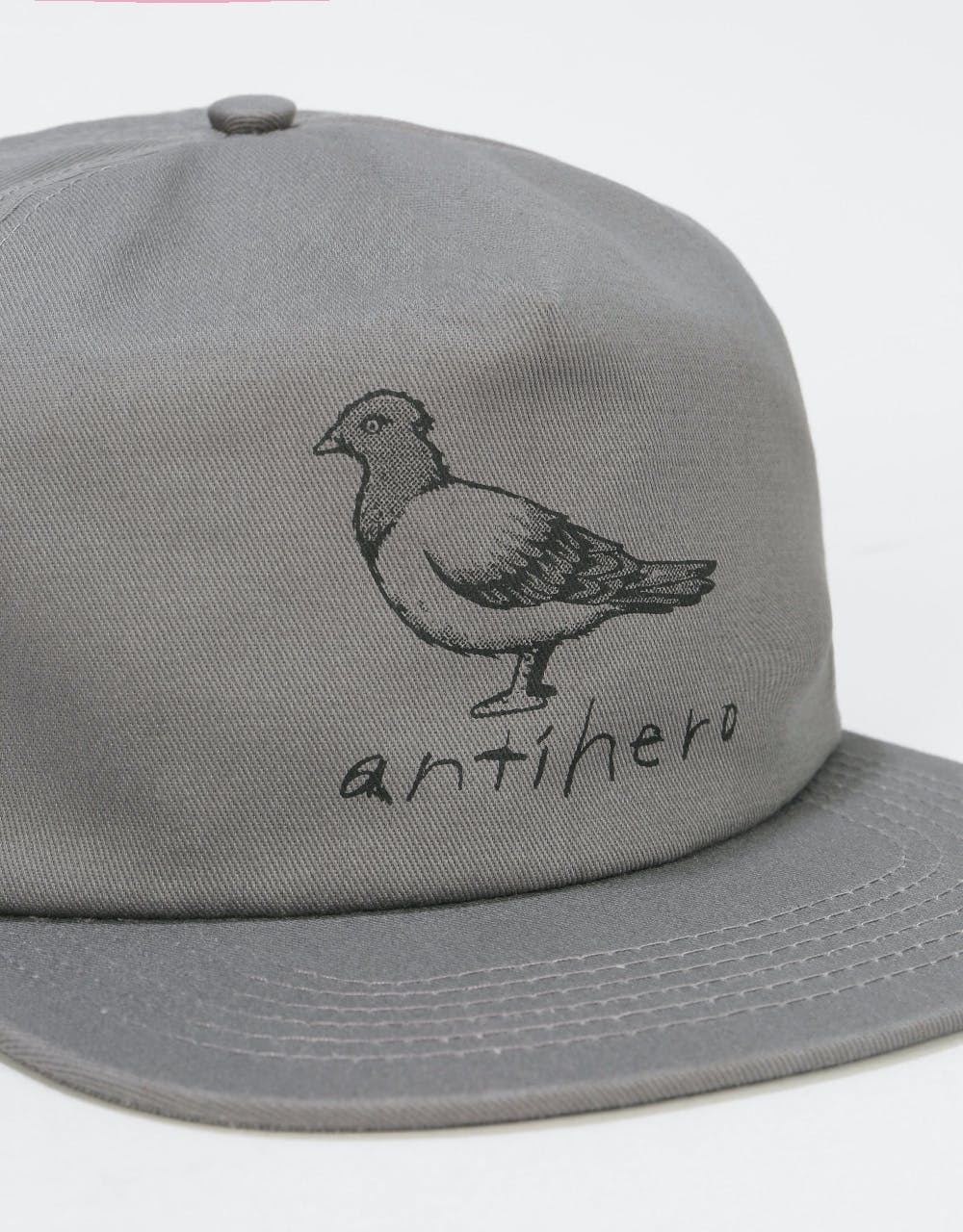 Anti Hero Basic Pigeon Snapback Cap - Grey