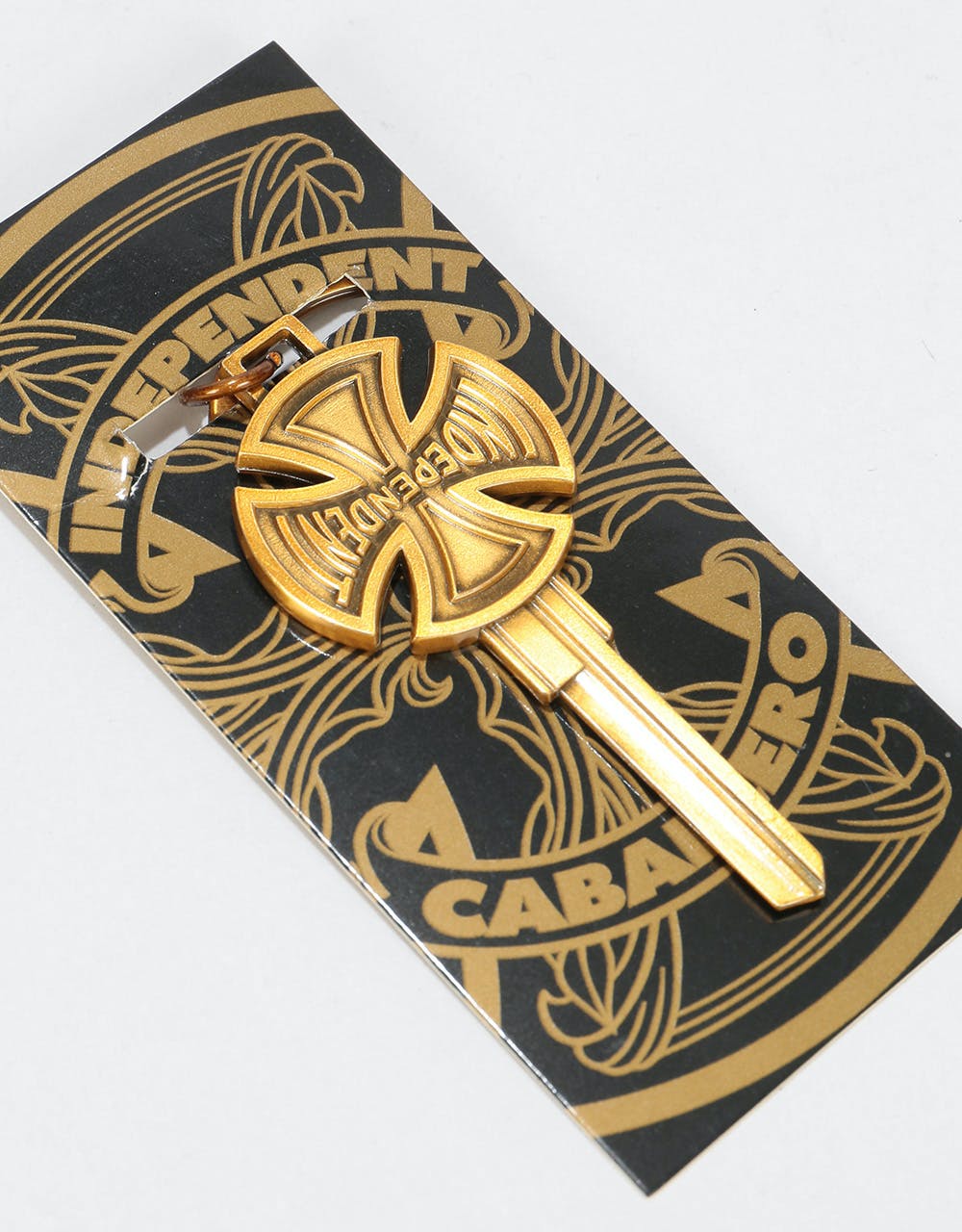 Independent Cab Keychain - Antique Gold