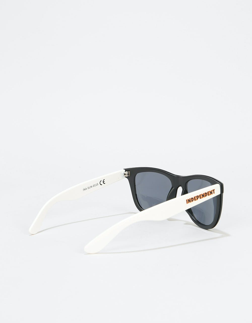 Independent Bar Cross Primary Sunglasses - Black/White