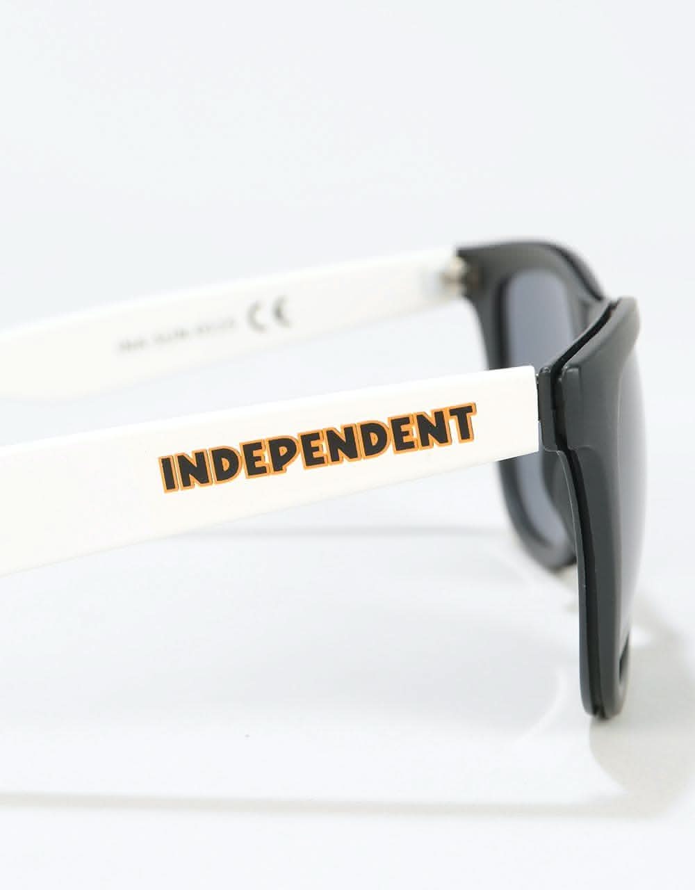 Independent Bar Cross Primary Sunglasses - Black/White