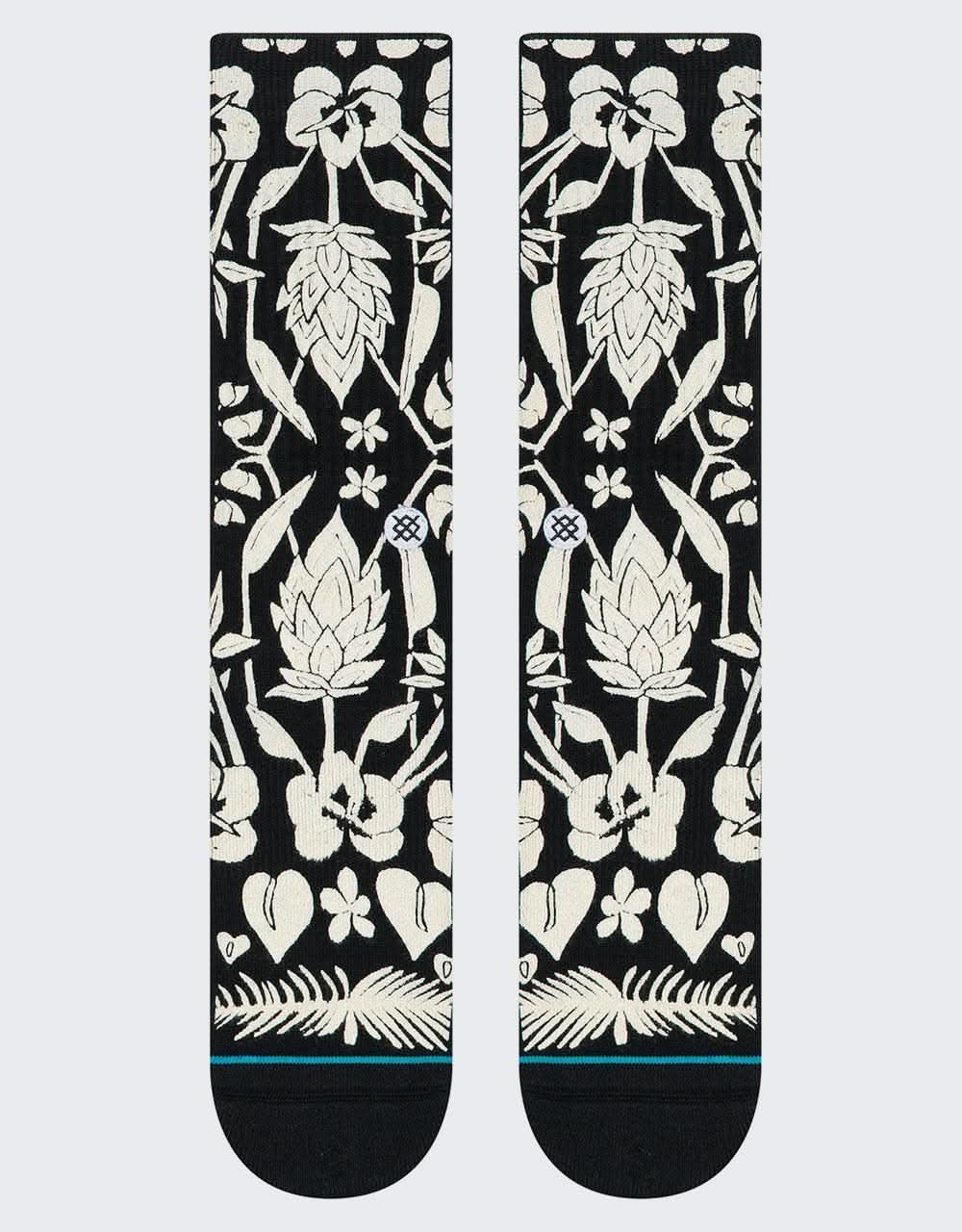 Stance Island Flora Oblow Classic Crew Socks - Black