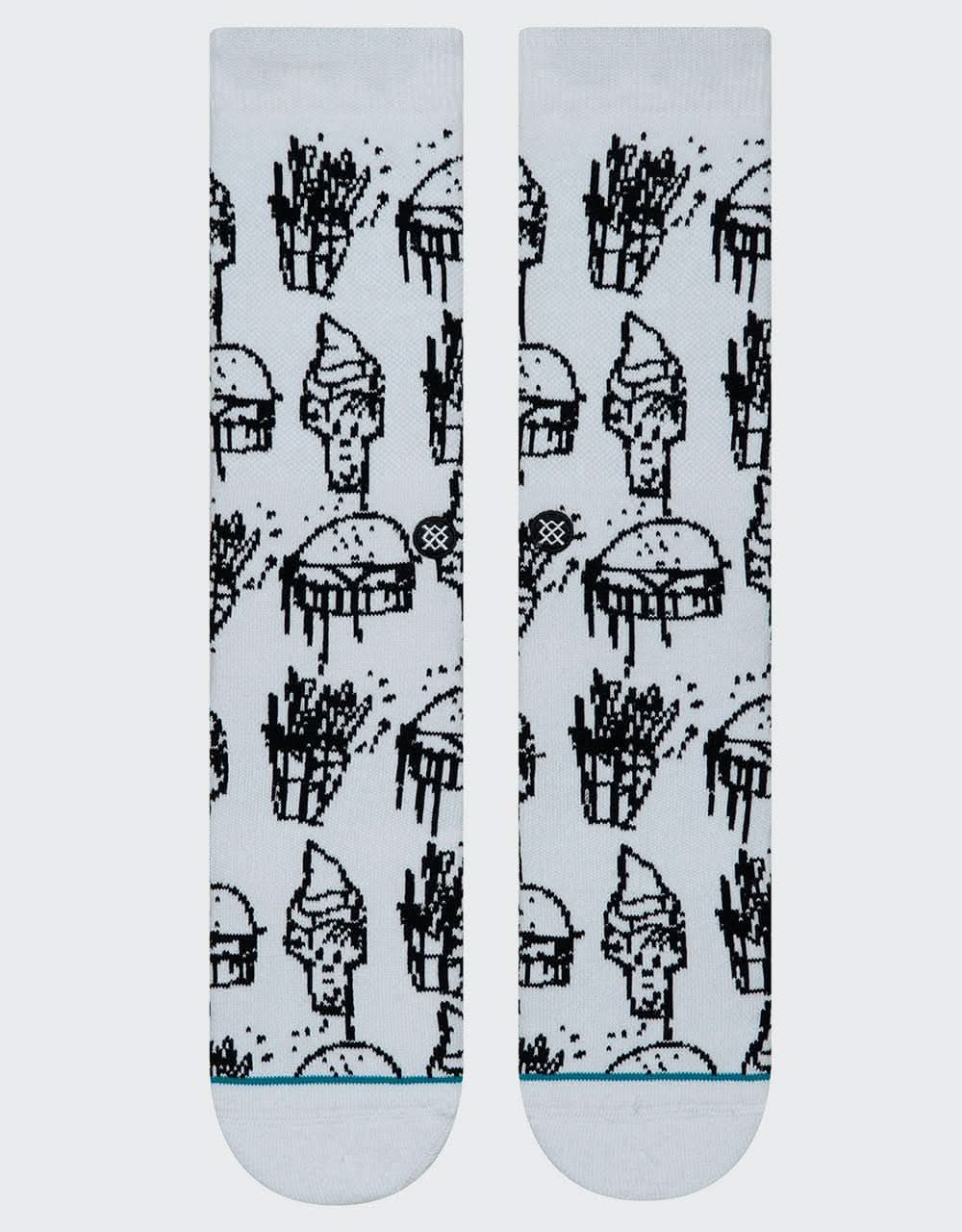 Stance Delight Classic Crew Socks - White