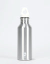 Mizu M5 Single Wall 530ml/18oz Water Bottle - Stainless/White