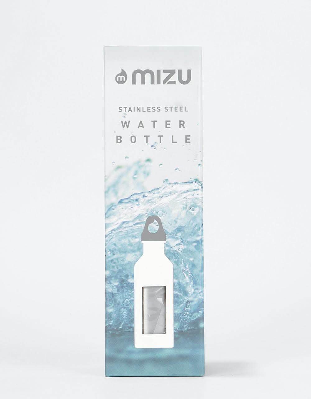 Mizu M5 Single Wall 530ml/18oz Water Bottle - Stainless/White
