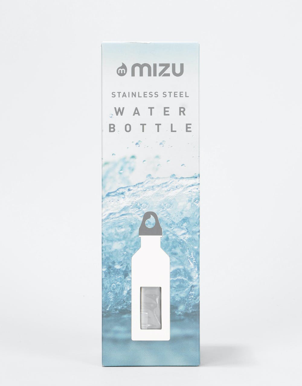 Mizu M8 Single Wall 800ml/27oz Water Bottle - Stainless/Black