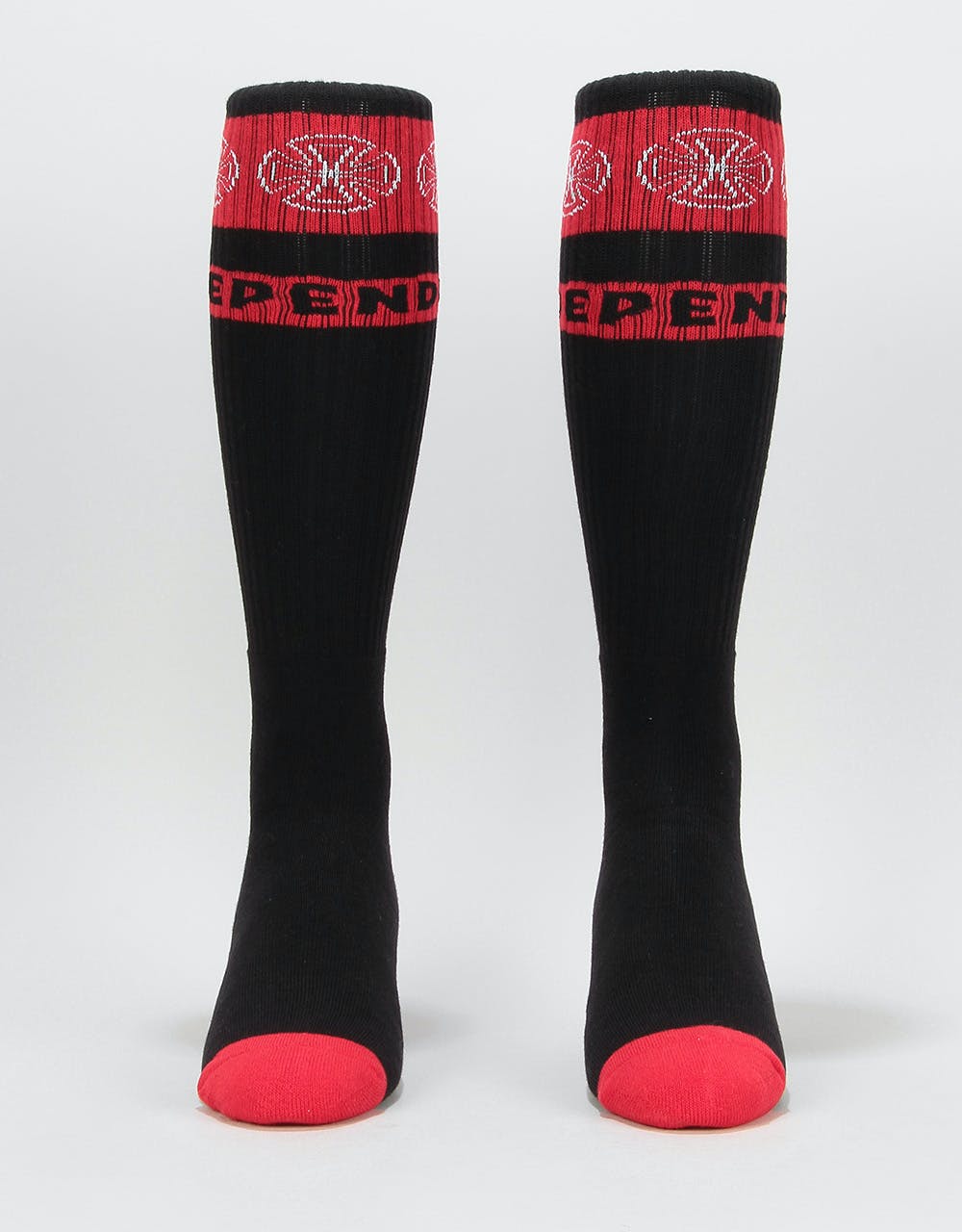 Independent Woven Crosses Socks - Black