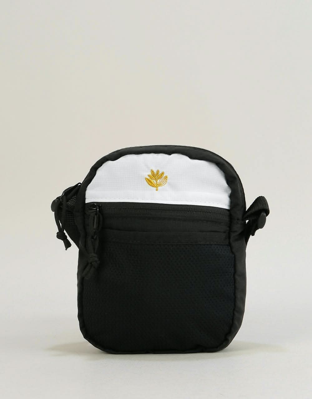 Magenta Sport Cross Body Bag - Black/White