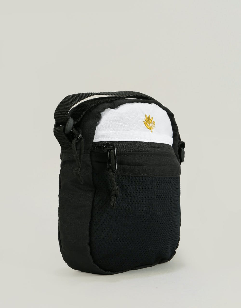 Magenta Sport Cross Body Bag - Black/White