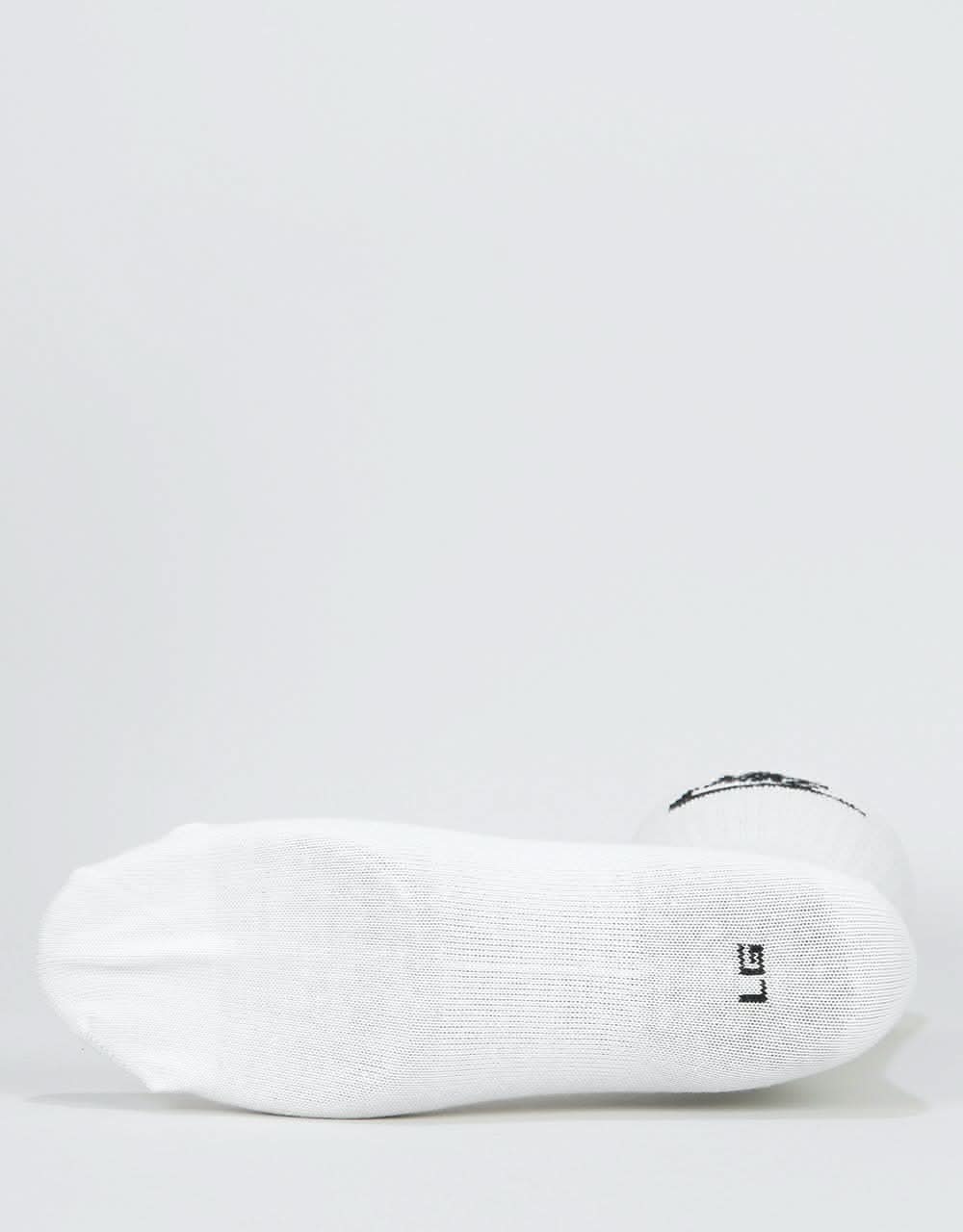 Nike SB Essential Crew Socks 3 Pack - White/Black