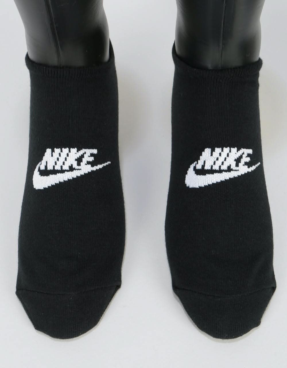 Nike SB Essential No Show Socks 3 Pack - Black/White