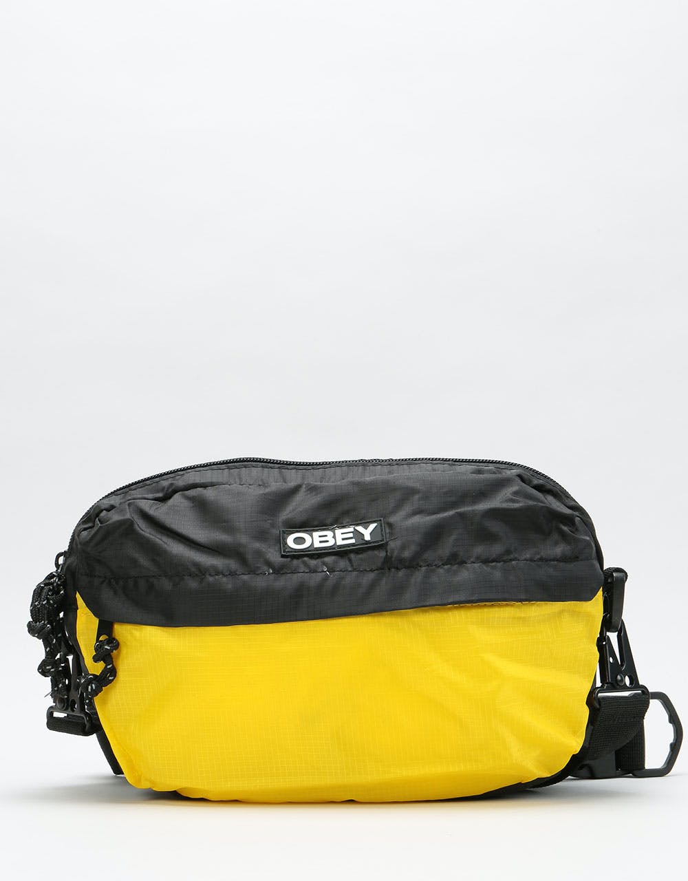 Obey Commuter Traveler Cross Body Bag - Black Multi