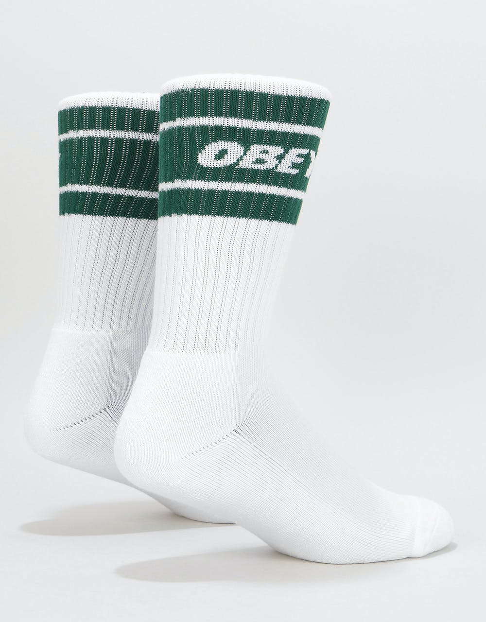 Obey Cooper II Socks - White/Deep Teal