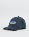 Patagonia P-6 Logo LoPro Trucker Cap - Navy Blue/Navy Blue
