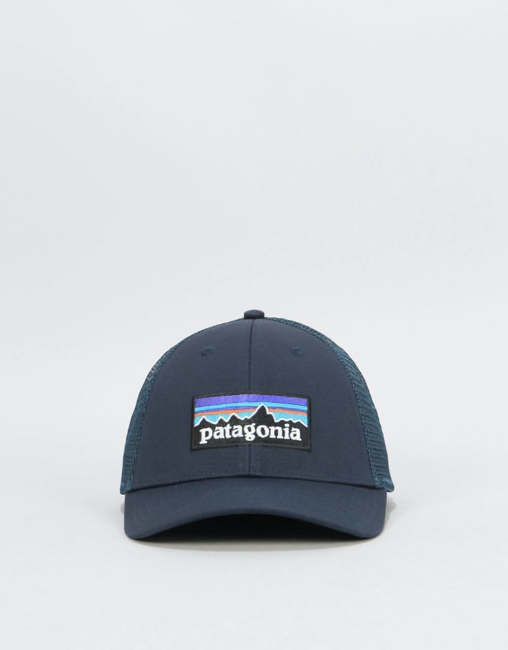 Patagonia P-6 Logo LoPro Trucker Cap - Navy Blue/Navy Blue