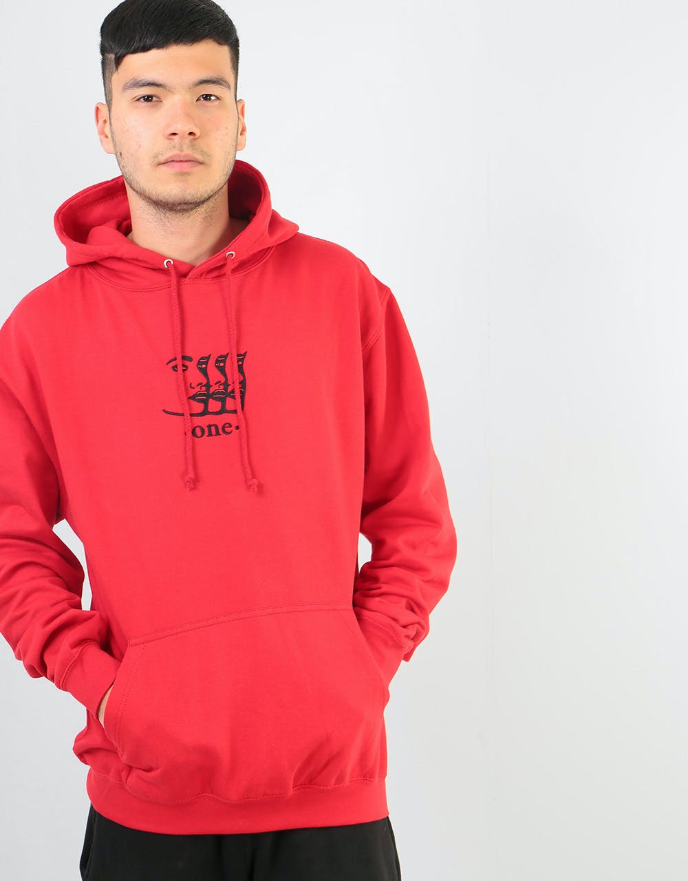 Route One Take Three Pullover Hoodie - Red