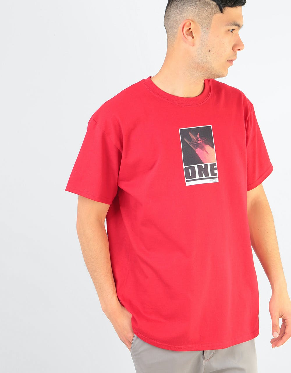 Route One Lift Off T-Shirt - Cherry Red