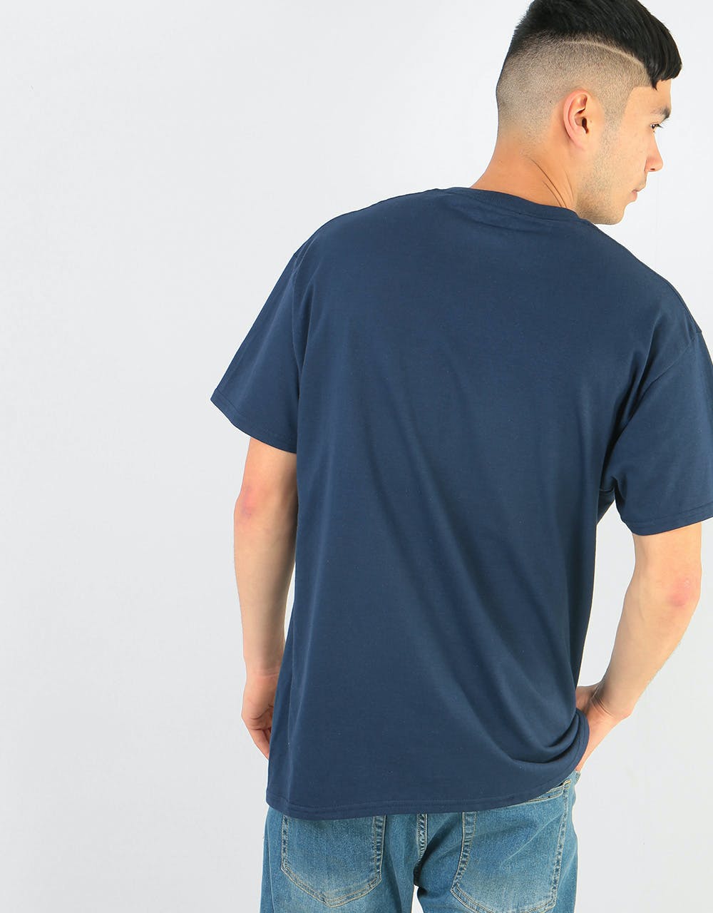 Route One Mirrors Edge T-Shirt - Navy