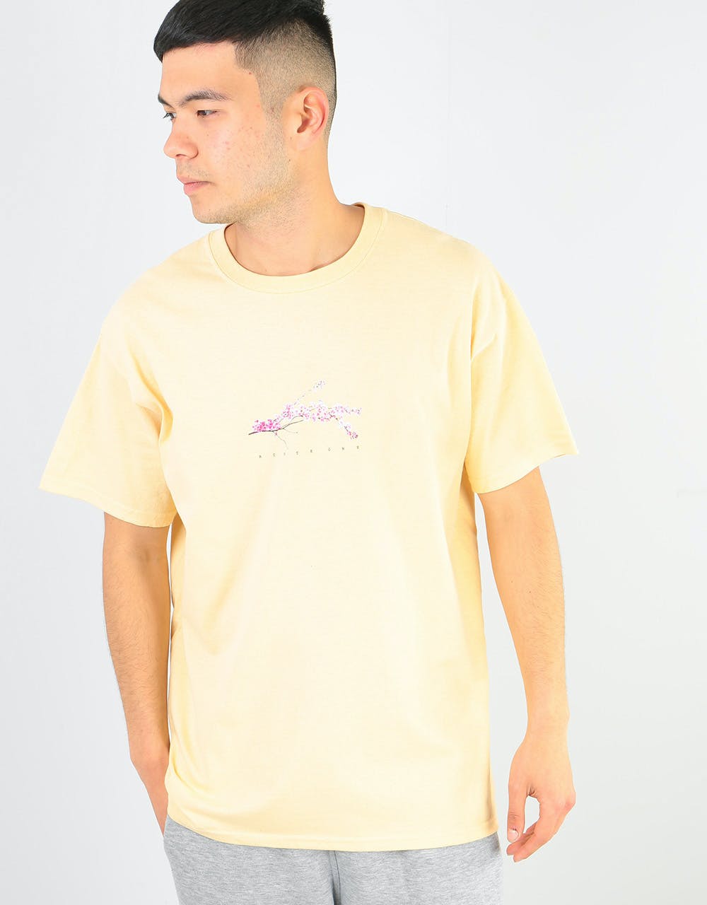 Route One Cherry Blossom T-Shirt Vegas Gold