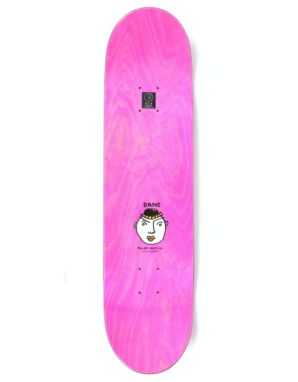 Polar Brady Portrait Skateboard Deck - 8.38"