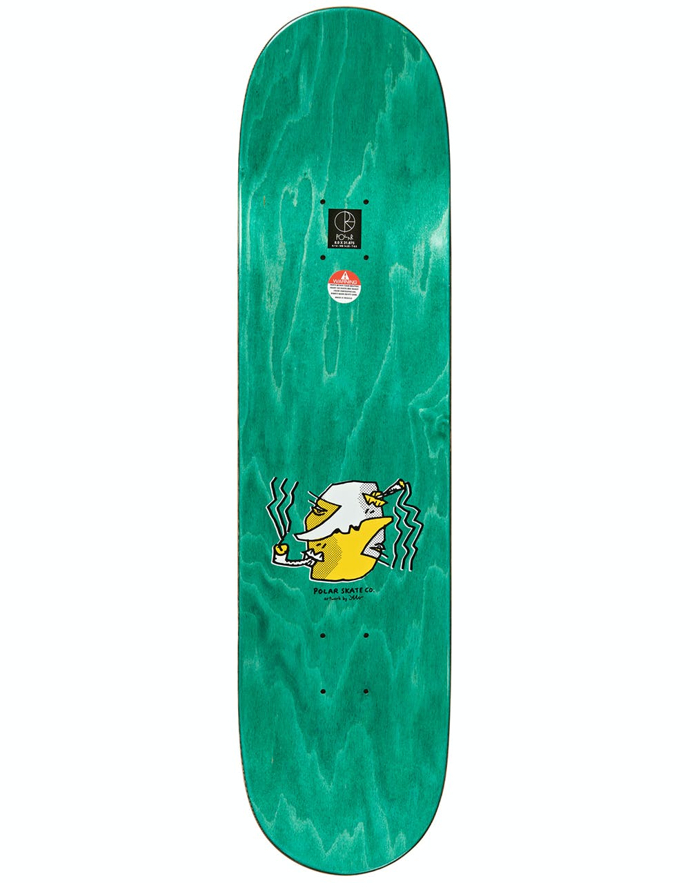 Polar Smoking Heads Skateboard Deck - 8.75"