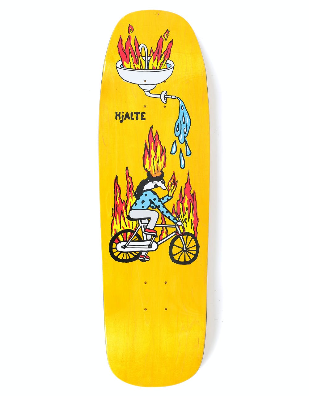 Polar Halberg Fire Ride Skateboard Deck - 1992 Shape 9.25"
