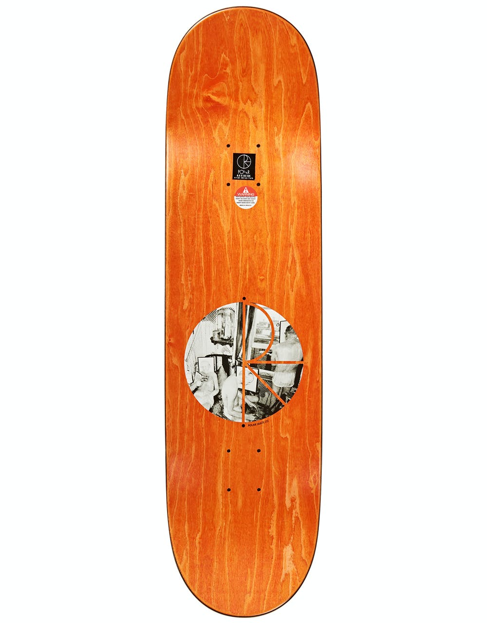 Polar Grund Man Cave Skateboard Deck - 8.5"