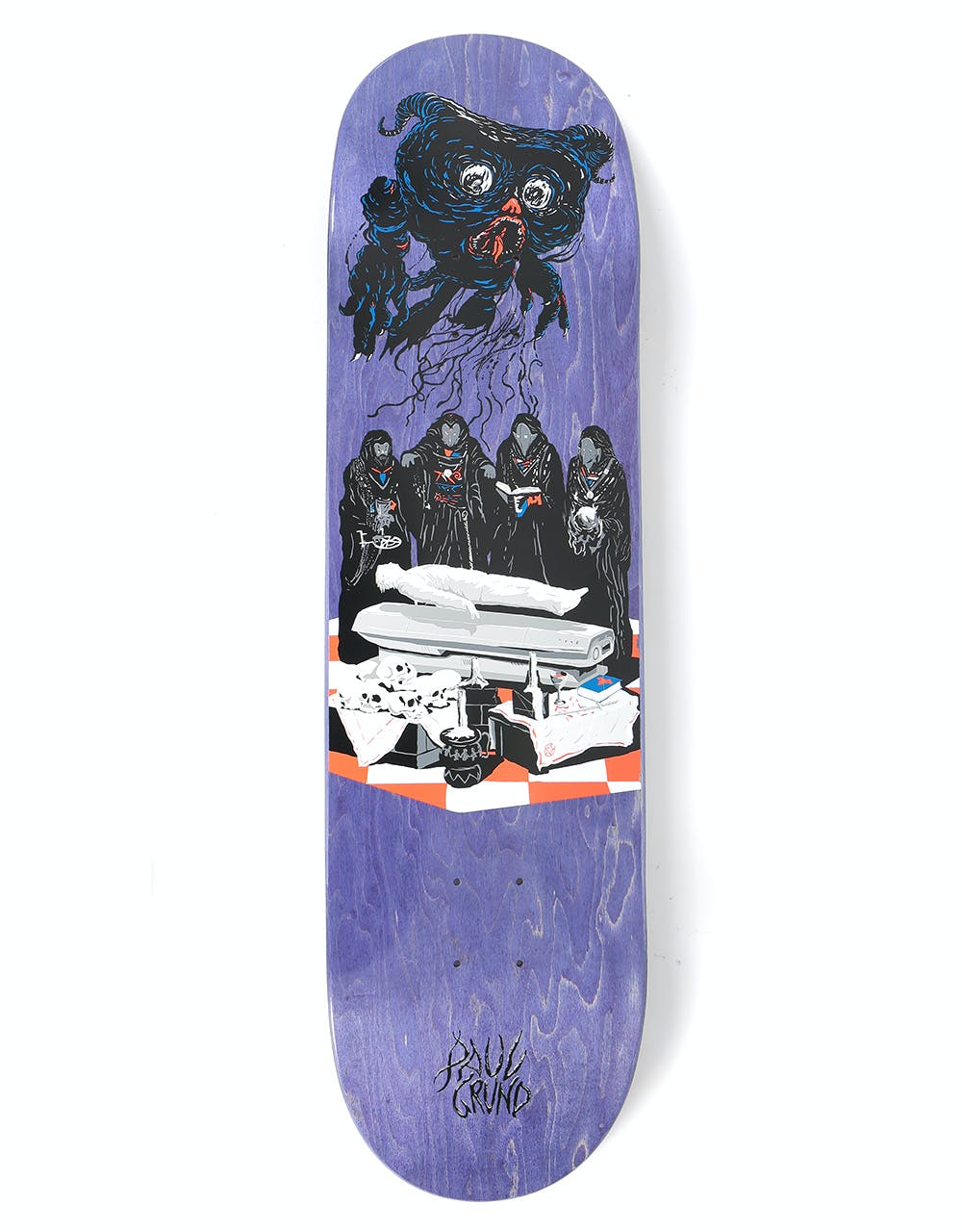Polar Grund Sleep Paralysis Skateboard Deck - 8.5"