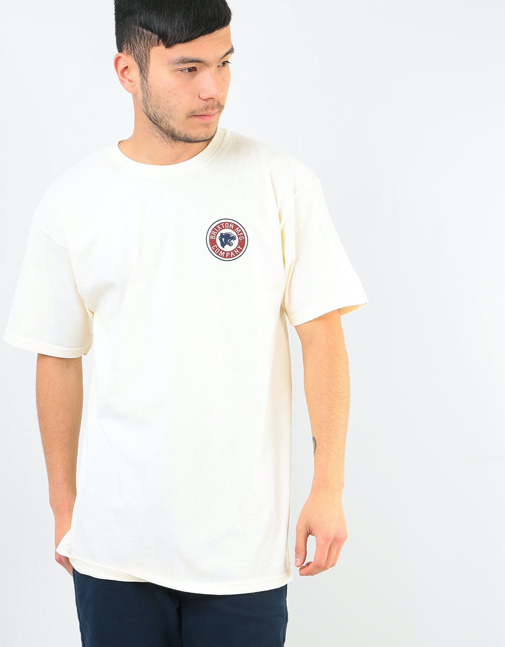 Brixton Forte II T-Shirt - Off White